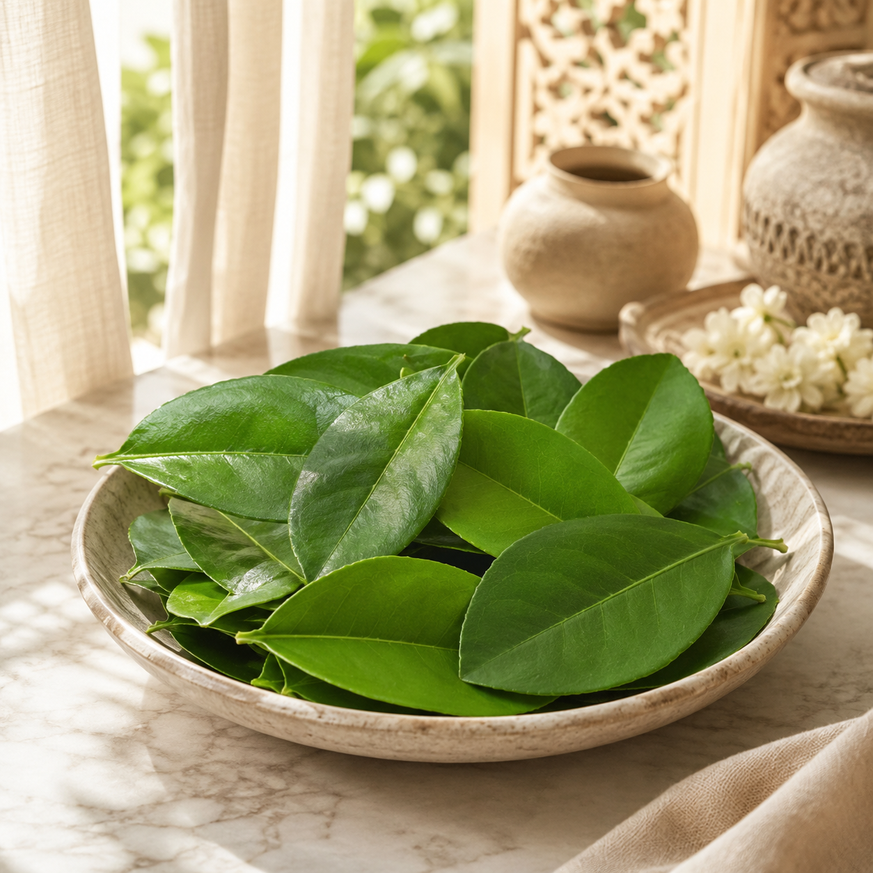 Pomelo Leaves | Praying Flowers