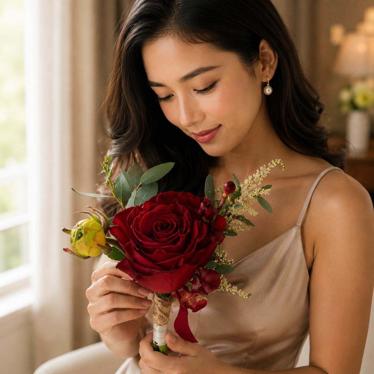 Crimson Vow (Roses) | Flower Bouquet