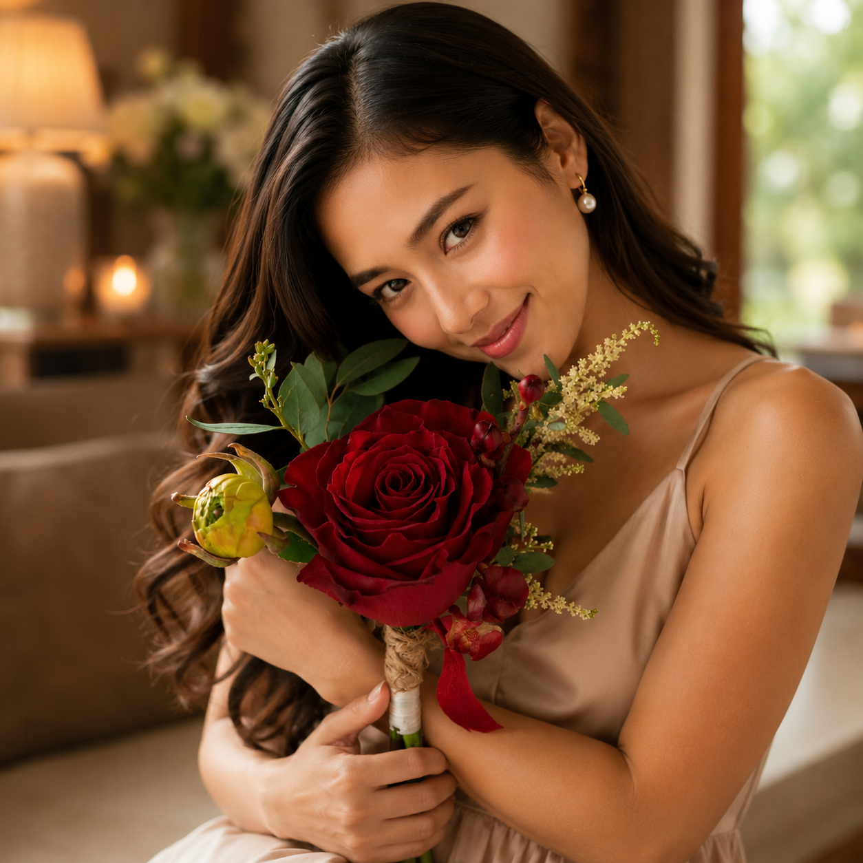 Crimson Vow (Roses) | Flower Bouquet