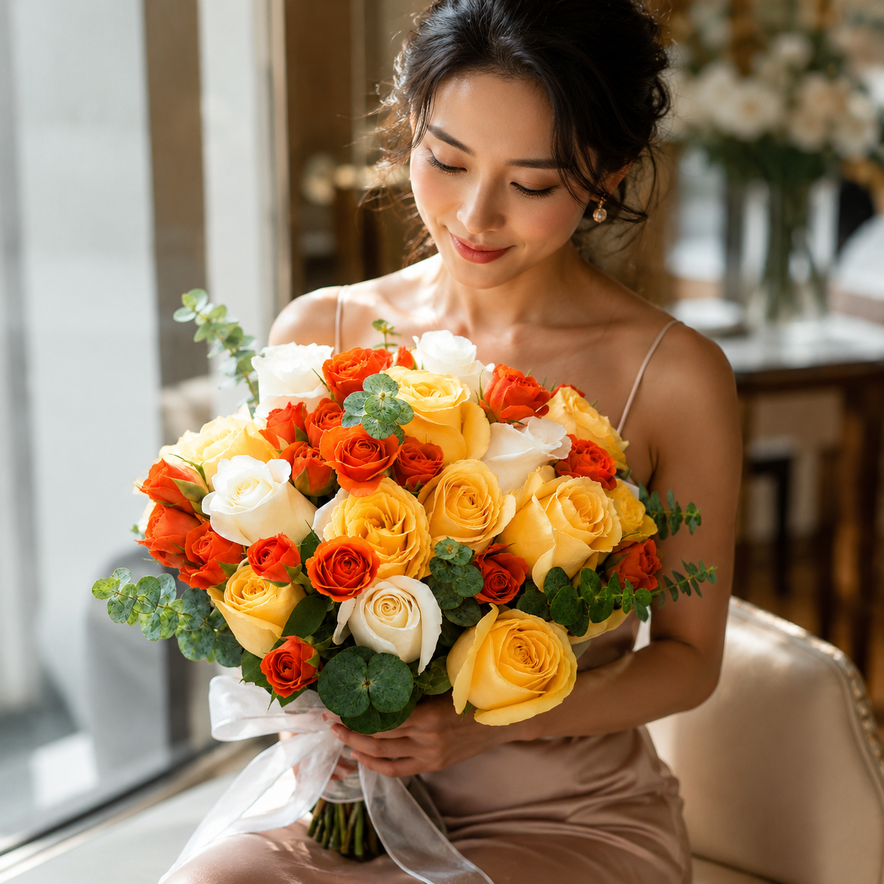 Amber Delight (Roses) | Fresh Bouquet