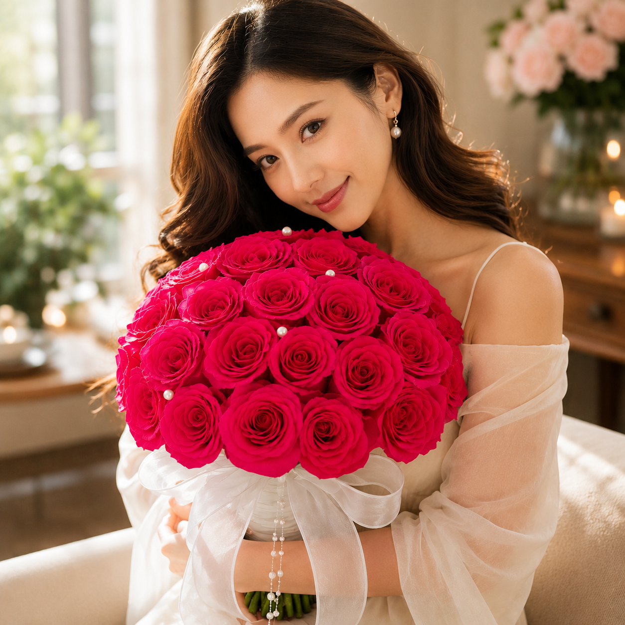 Ruby Waltz (Roses) | Fresh Flower Bouquet