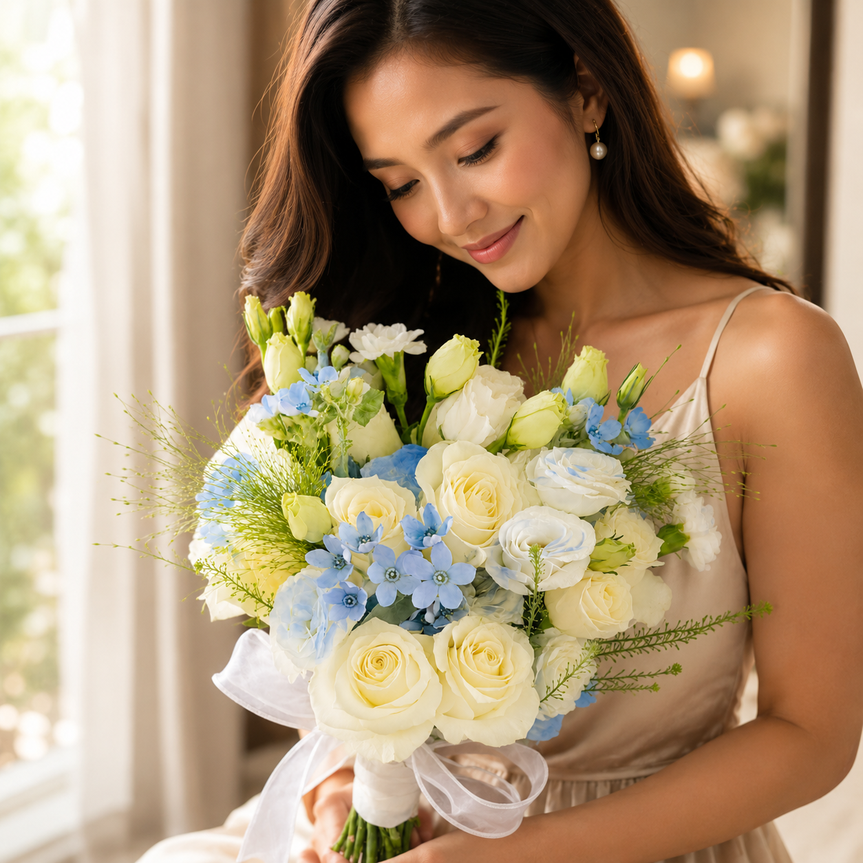 Frosted Petals (Roses) | Fresh Bouquet