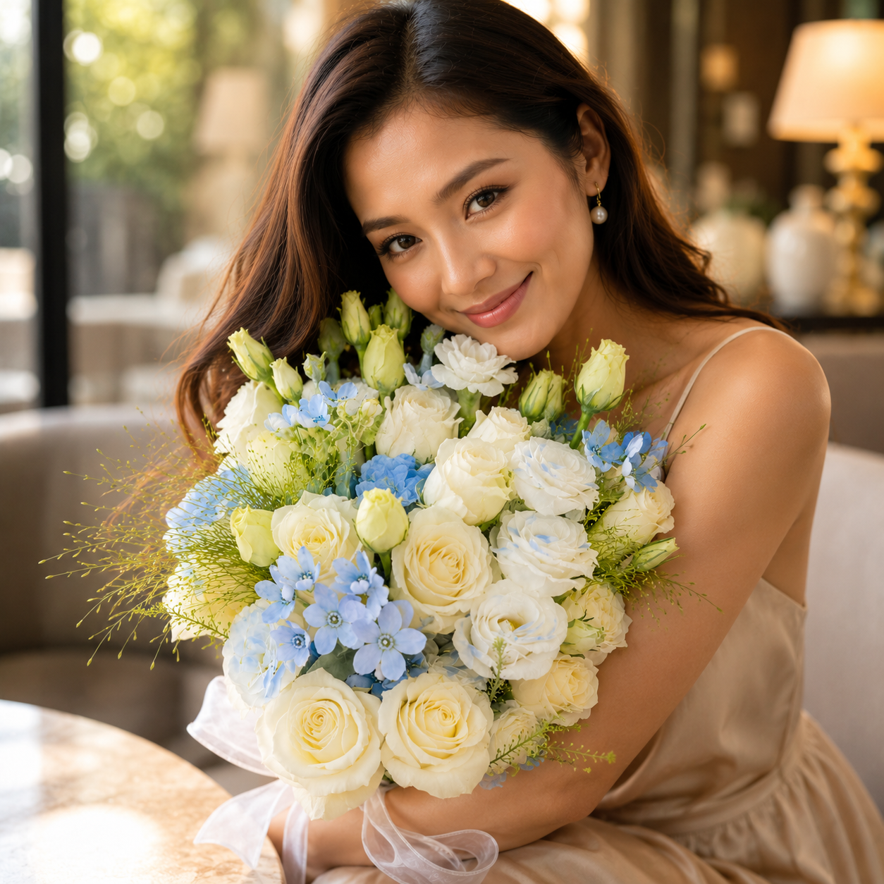 Frosted Petals (Roses) | Fresh Bouquet