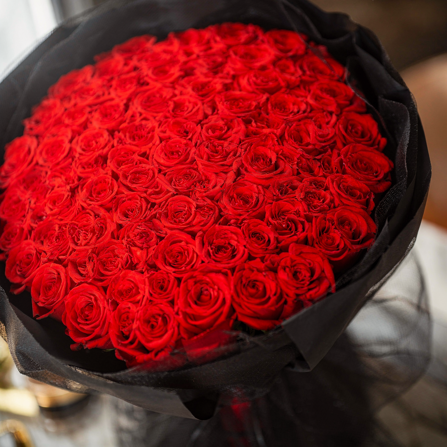 Crimson Majesty (Red Roses) | 99 Roses Preserved Flower Bouquet