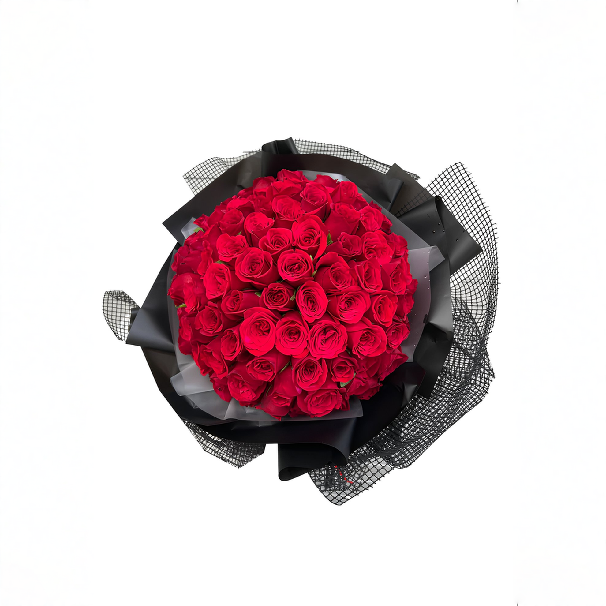 Crimson Paragon (99 Fresh Red Roses) | Fresh 99 Roses Flower Bouquet