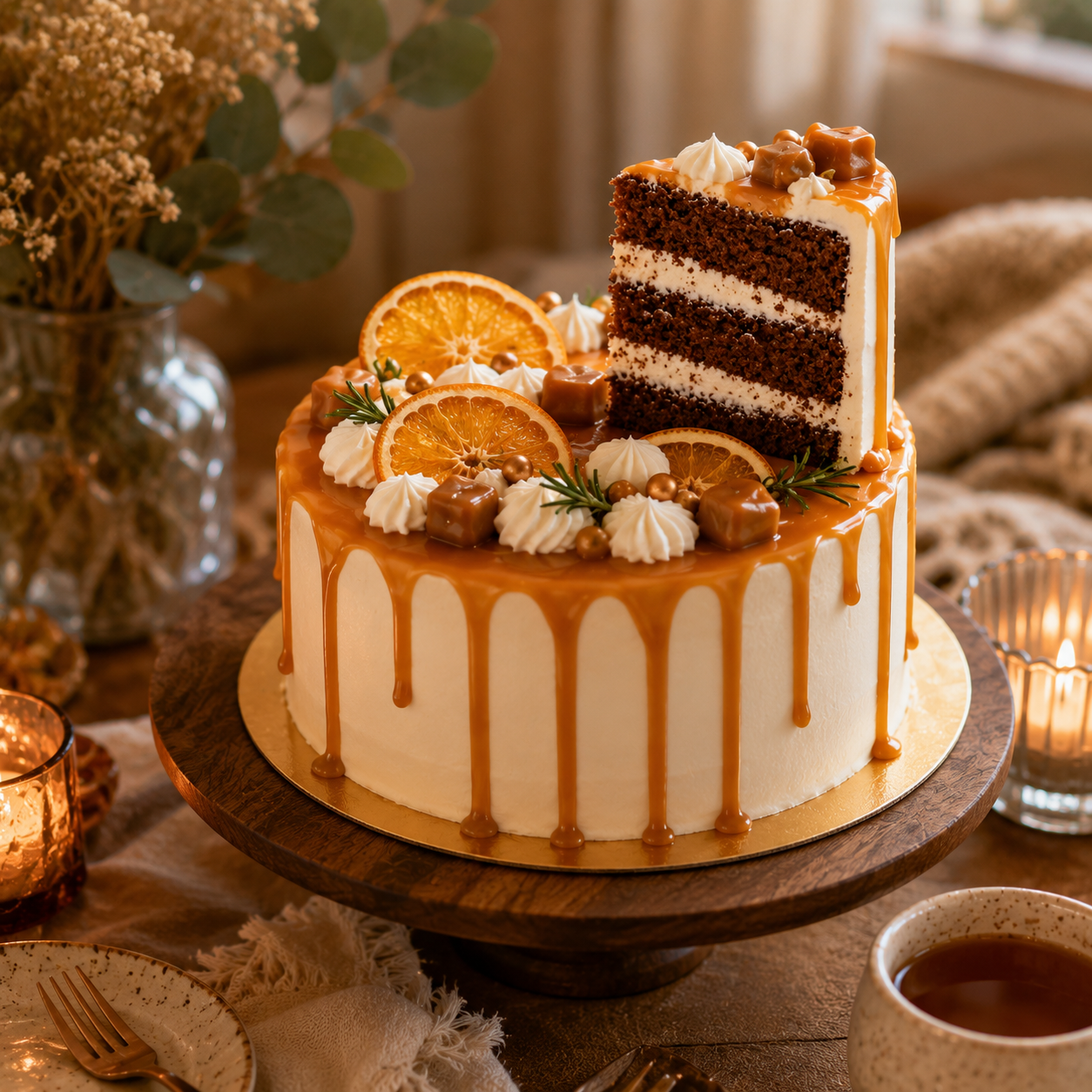 Sea Salt Caramel Cake