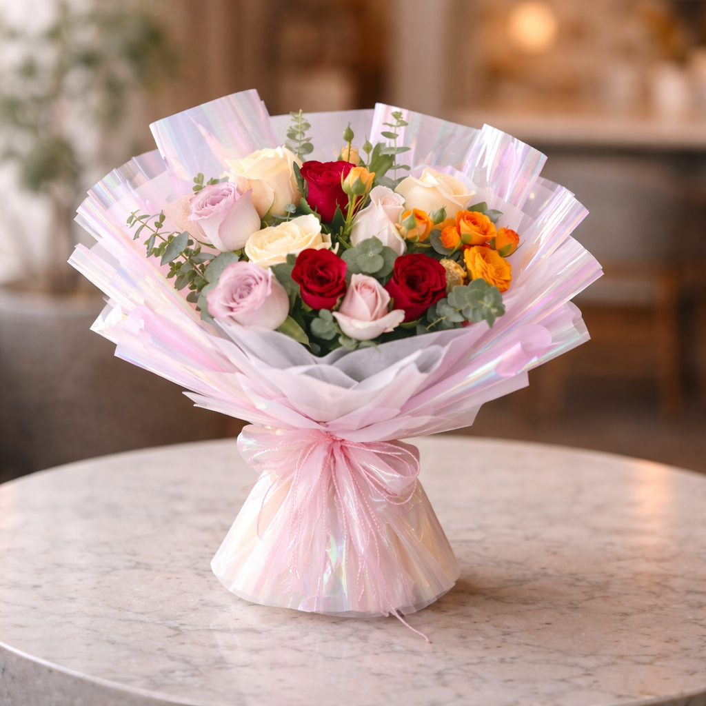 Whimsy Chorus (Roses) | Fresh Flower Bouquet