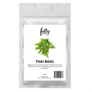 Garden Seeds Fatty Seeds – Thai Basil Herb Seeds
