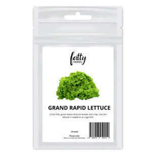 Gardening Seeds Fatty Seeds – Grand Rapid Lettuce Vegetable Seeds