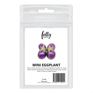 Gardening SeedsFatty Seeds – Mini Eggplant Vegetable Seeds