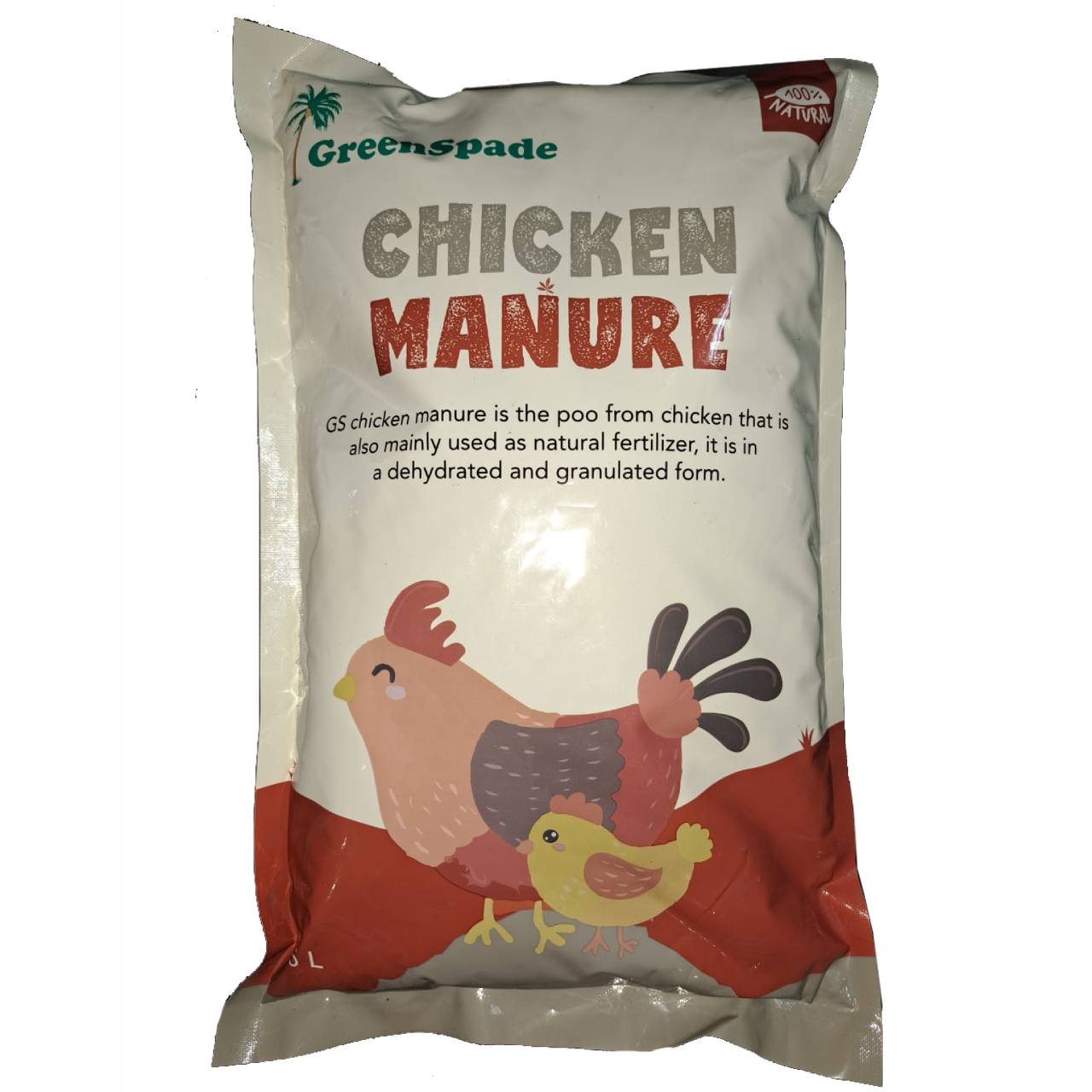 GreenSpade Composted Chicken Manure 1KG
