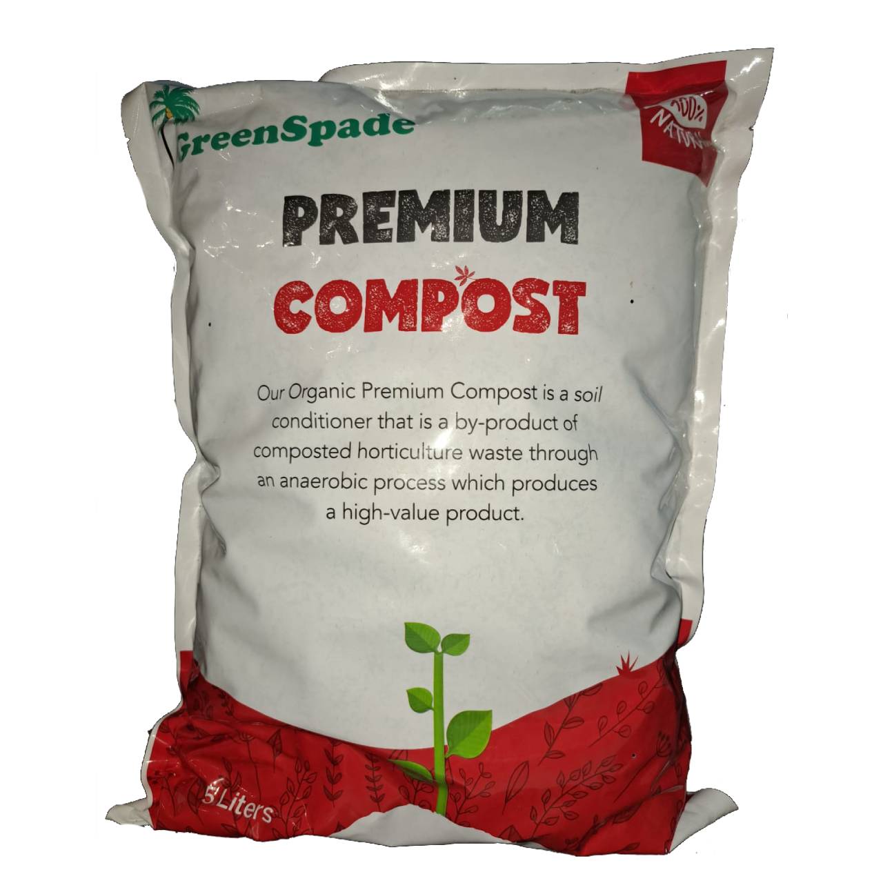 GreenSpade Organic Premium Compost 5L