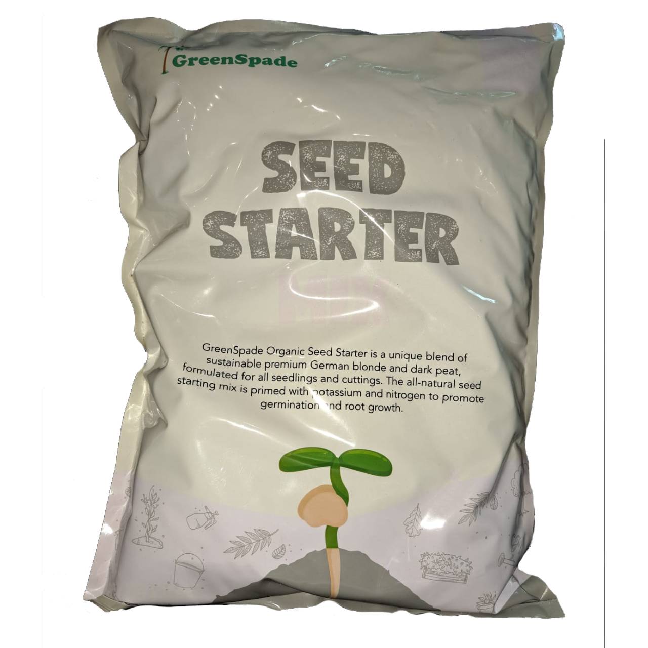 GreenSpade Organic Seed Starter 5L
