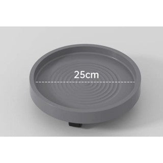 Grey Moveable Ceramic Plant Tray