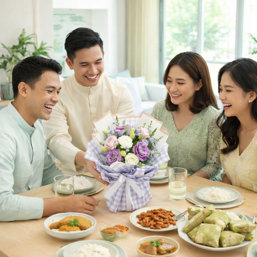 Lavender Mist (Roses, Lavender) | Fresh Flower Bouquet