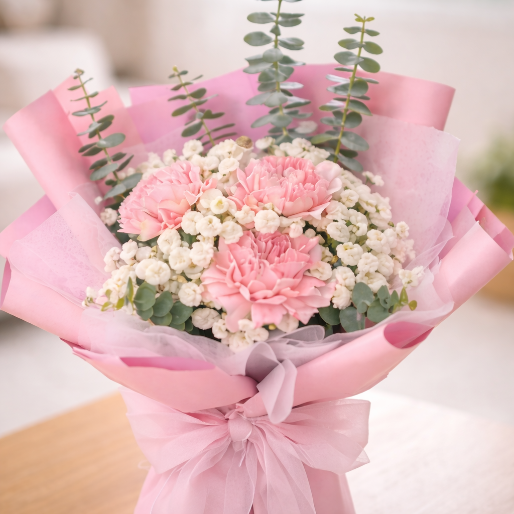 Luna Petaline (Carnation, Baby's Breath) | Mother's Day Flowers
