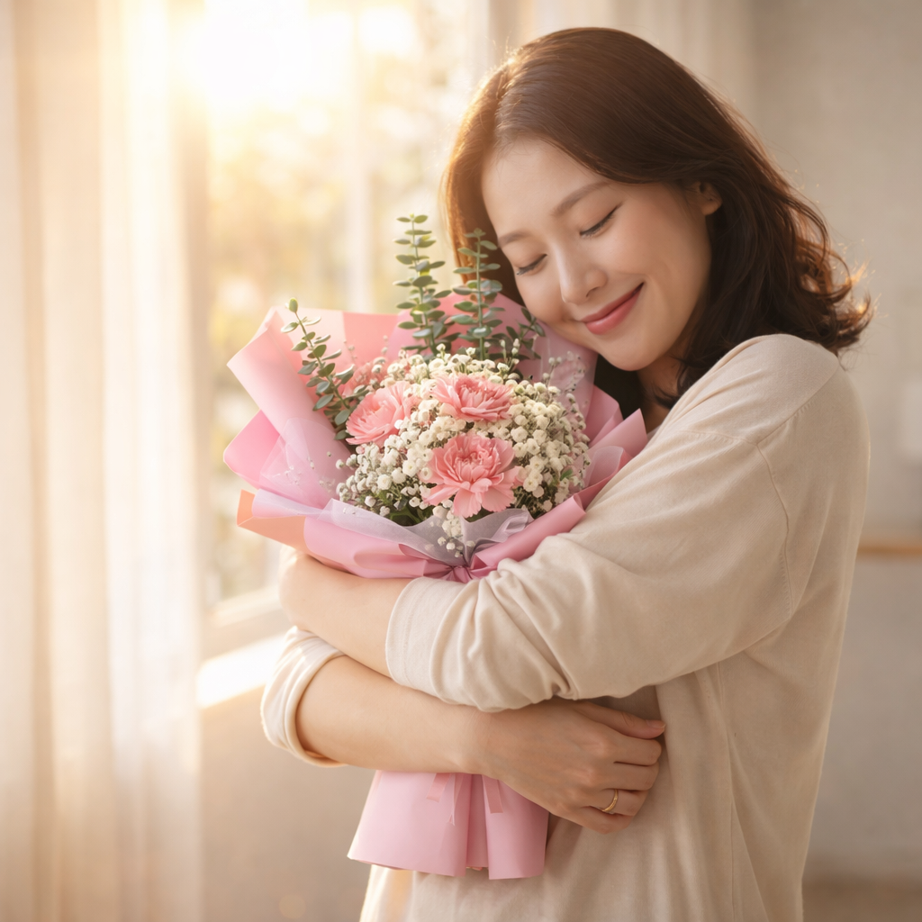 Luna Petaline (Carnation, Baby's Breath) | International Women's Day Flowers