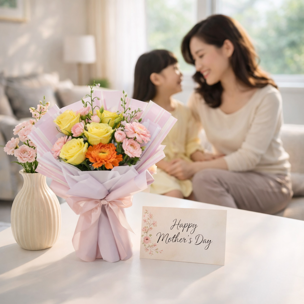 Morning Sorbet (Carnation, Rose) | Mother's Day Flowers