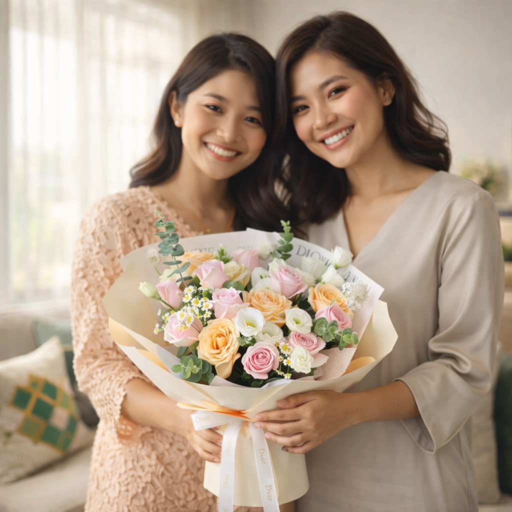 Pastel Symphony (Roses, Chamomile) | Flower Bouquet