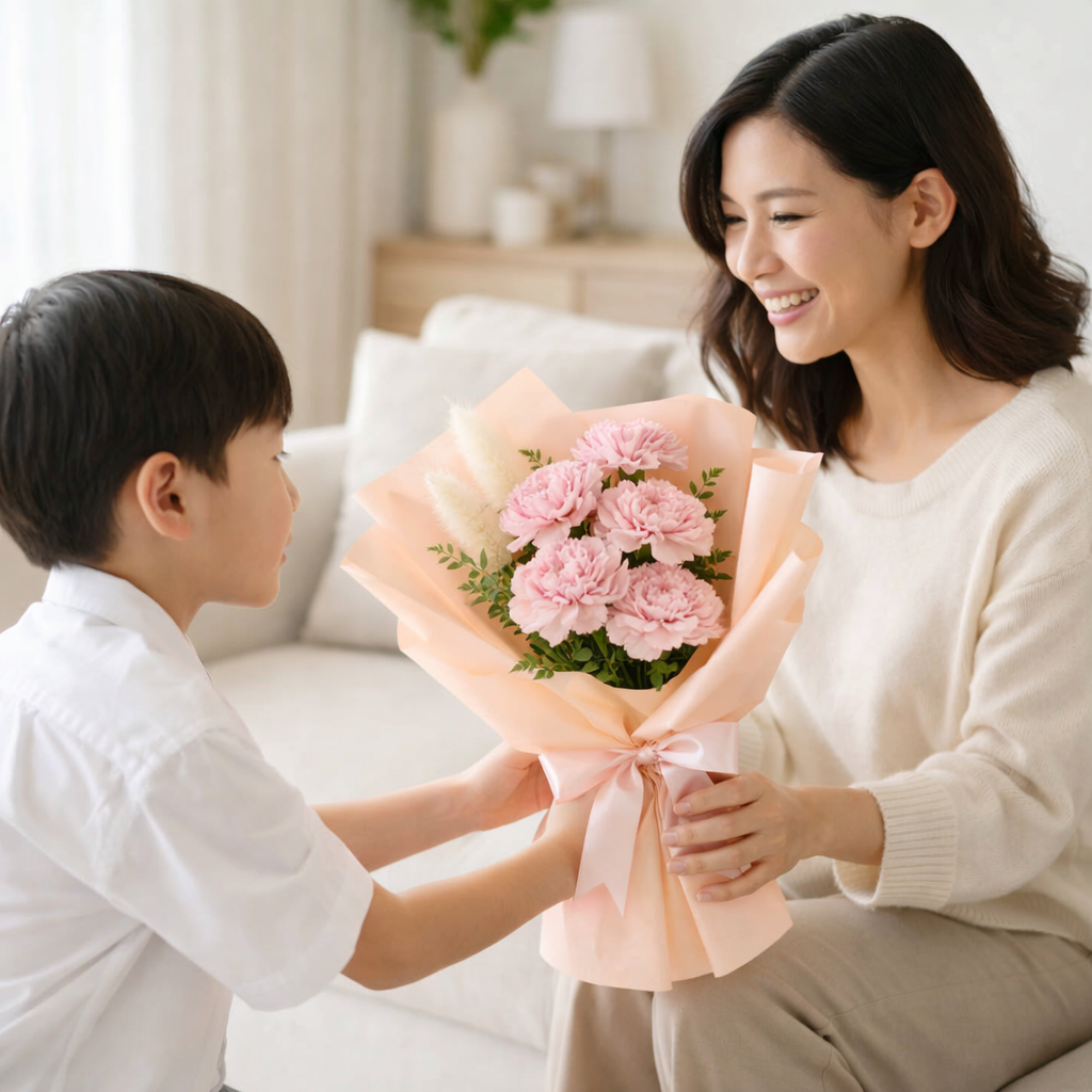 Pink Lullaby (Carnation, Bunny Tail) | International Women's Day Flowers
