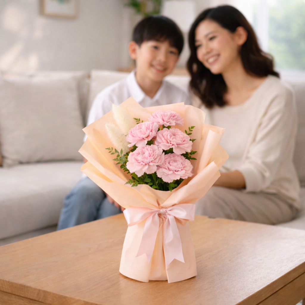 Pink Lullaby (Carnation, Bunny Tail) | International Women's Day Flowers