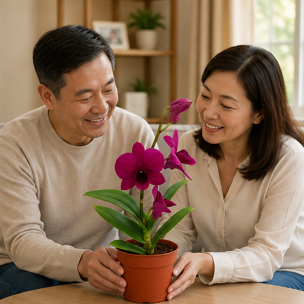 Dendrobium Ruby Red | Potted Plant