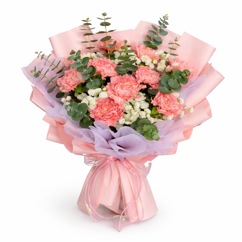 Tender Harmony (Carnation, Baby's Breath) | CNY Flowers