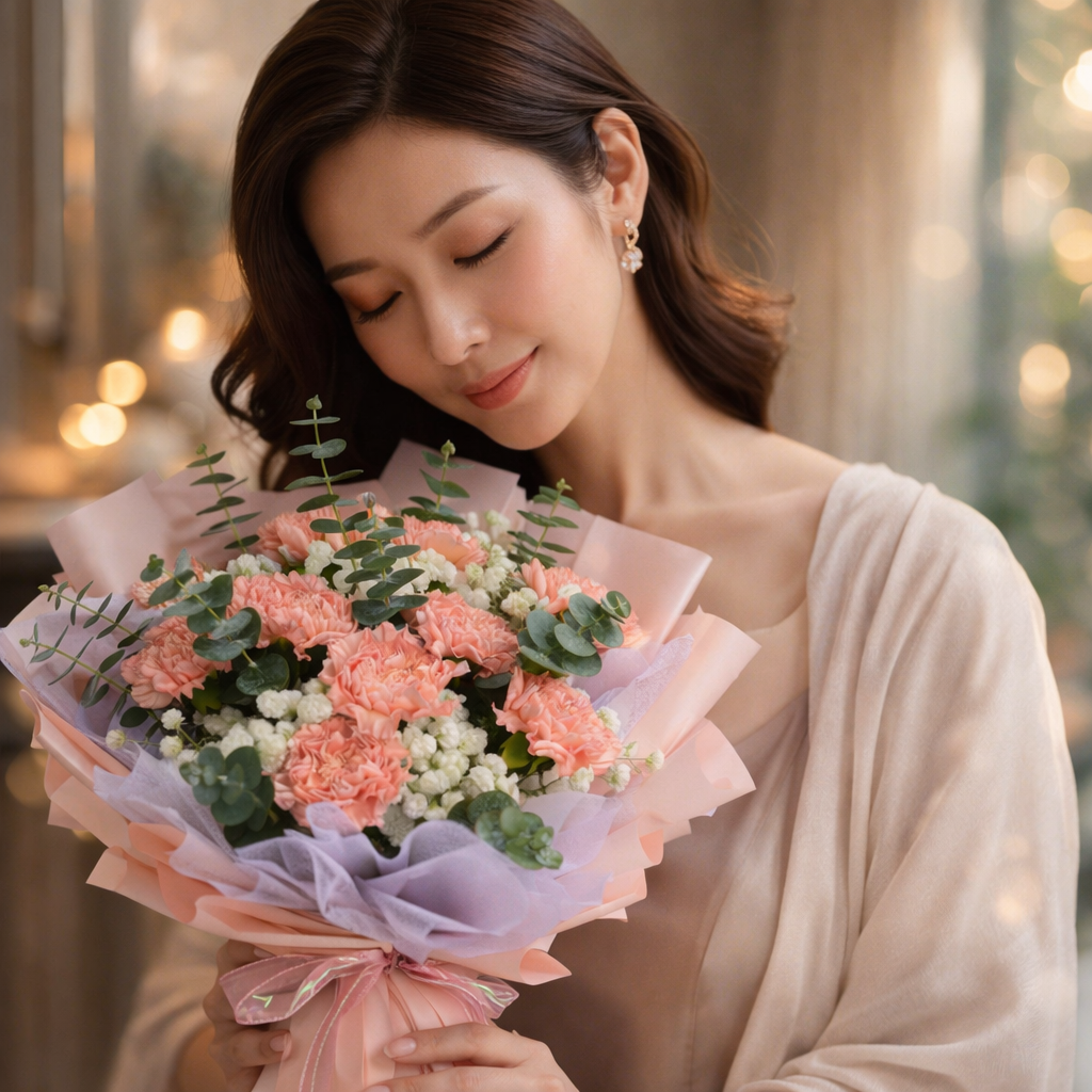 Tender Harmony (Carnation, Baby's Breath) | CNY Flowers