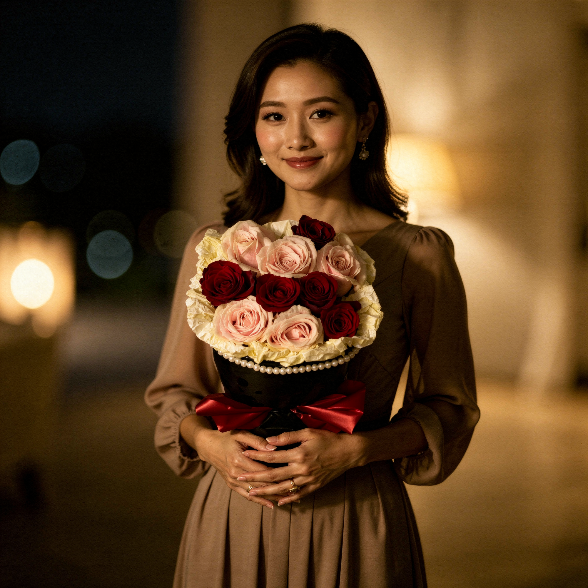 Velvet Darling (Red Roses, Pink Roses) | Fresh Bouquet