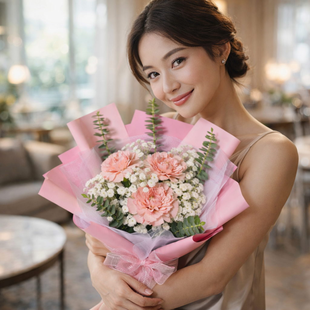 Violet Whisper (Carnations) | Fresh Bouquet