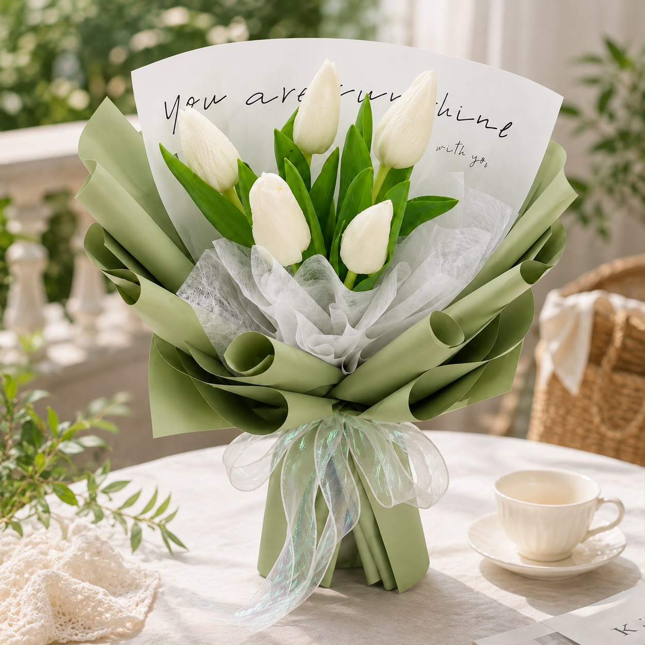 Pure Serenity (Tulips) | Tulip Bouquet