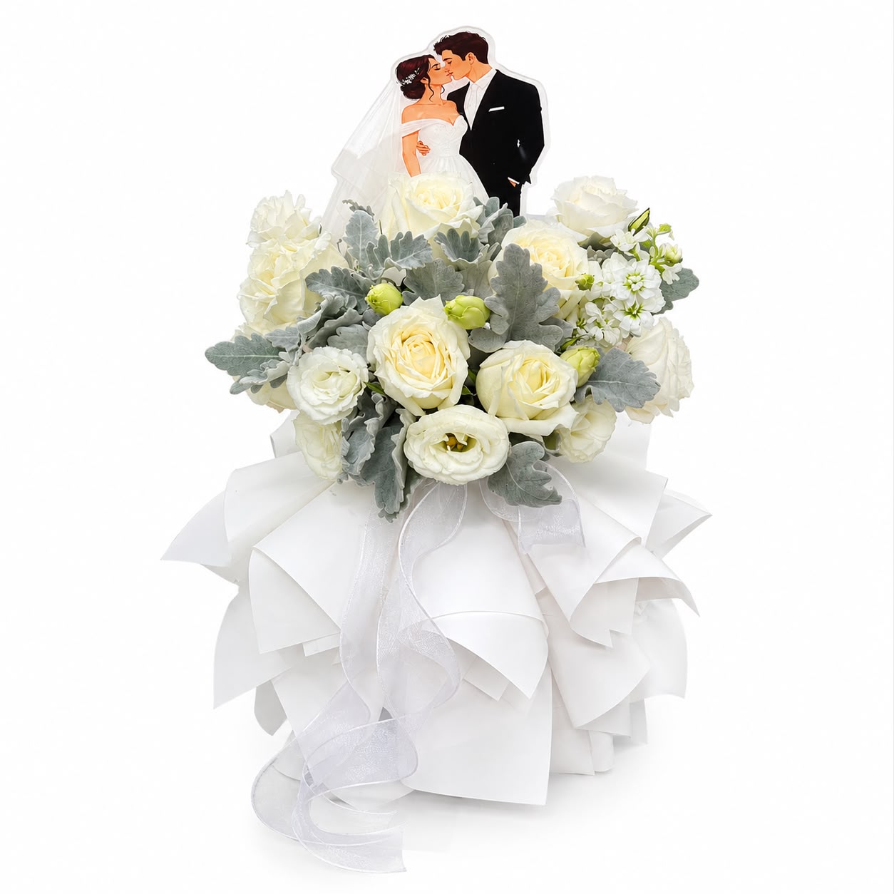 Everlasting Vows (Roses, Eustoma) | Fresh Flower Bouquet