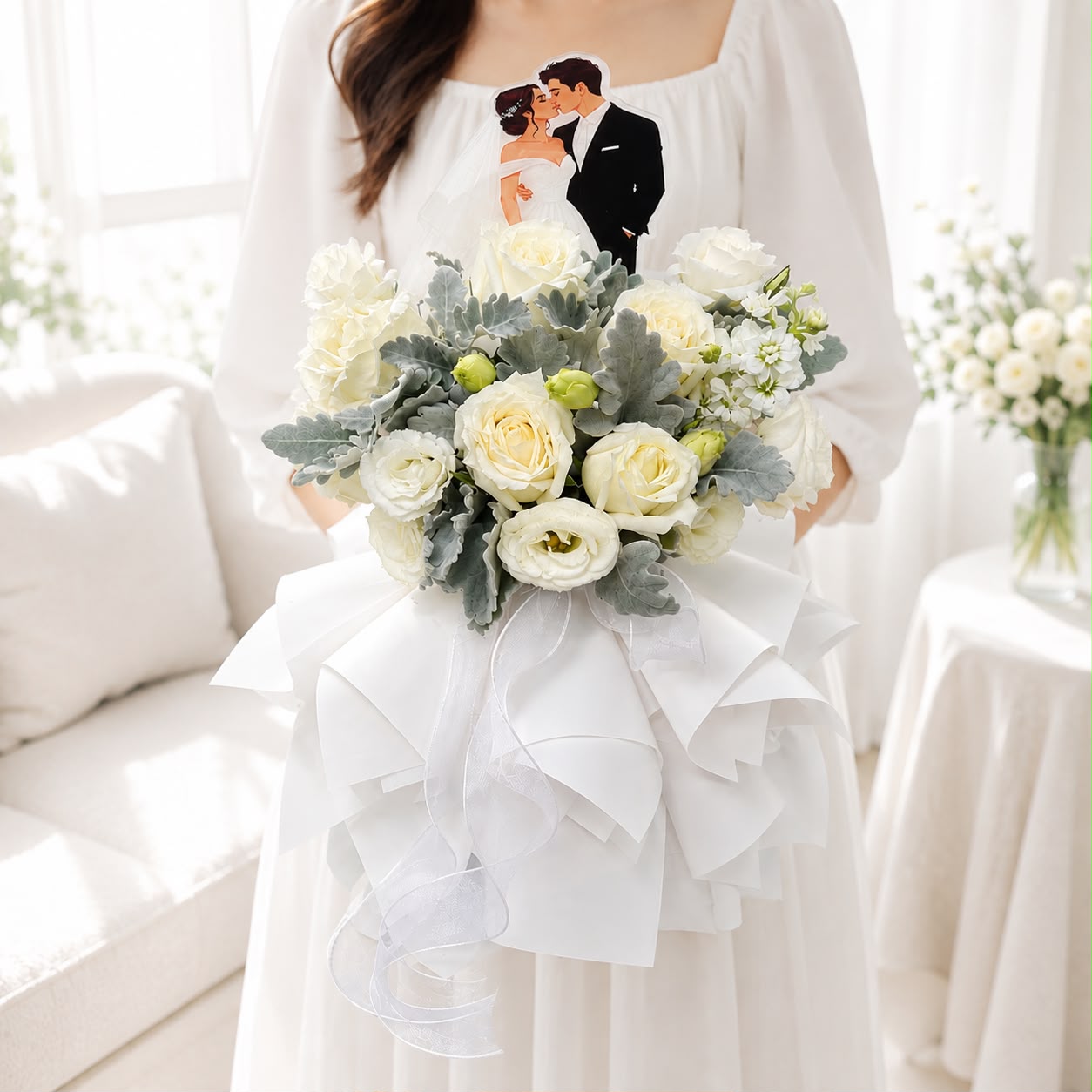 Everlasting Vows (Roses, Eustoma) | Fresh Flower Bouquet