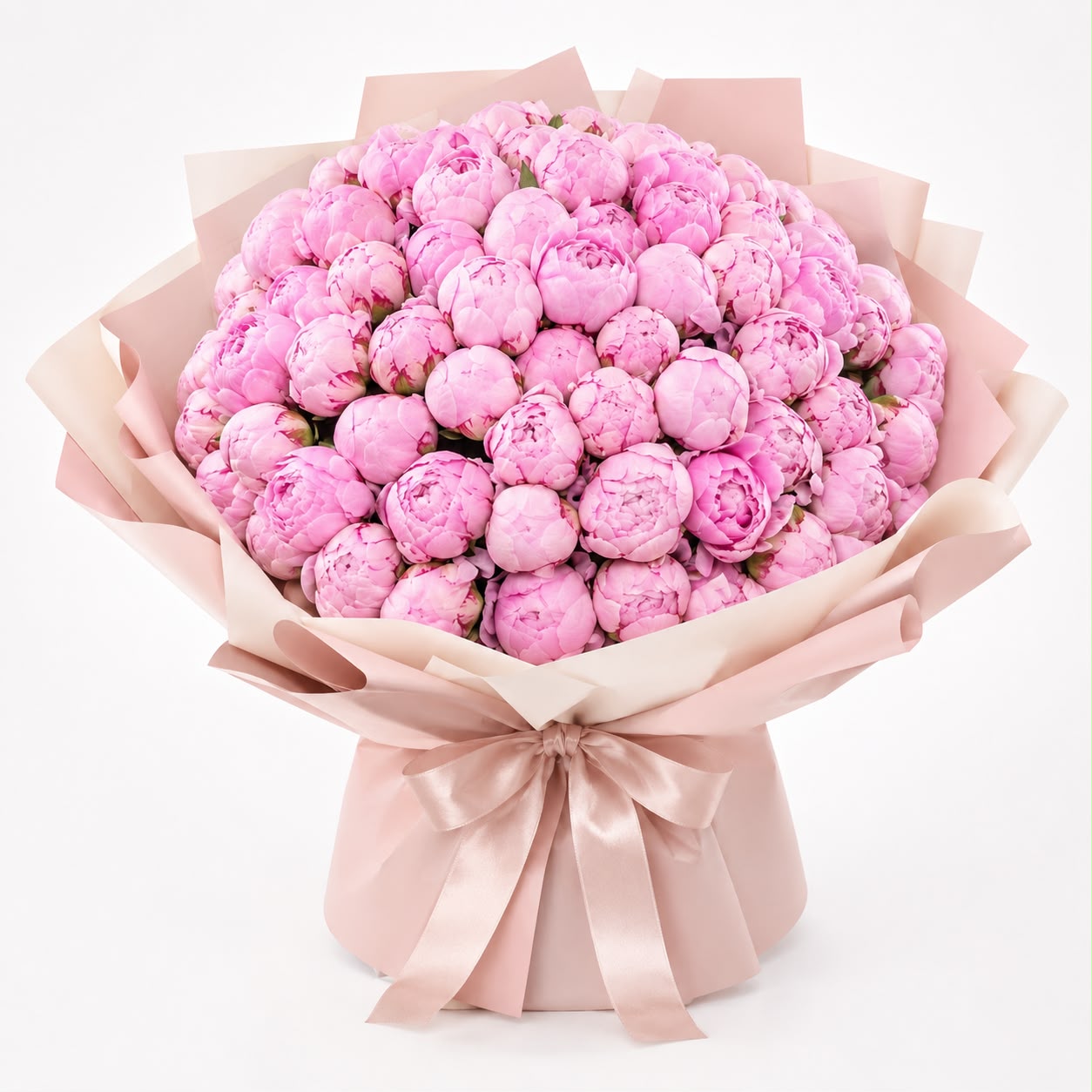 Pink Peony Grandeur – 99 Stalks | Fresh Flower Bouquet