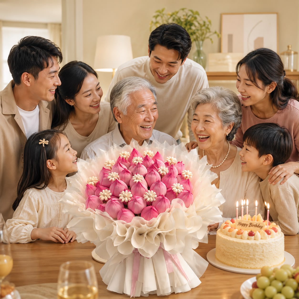 Lotus Éclat – 30 Pink Lotus | Grand Flower Bouquet