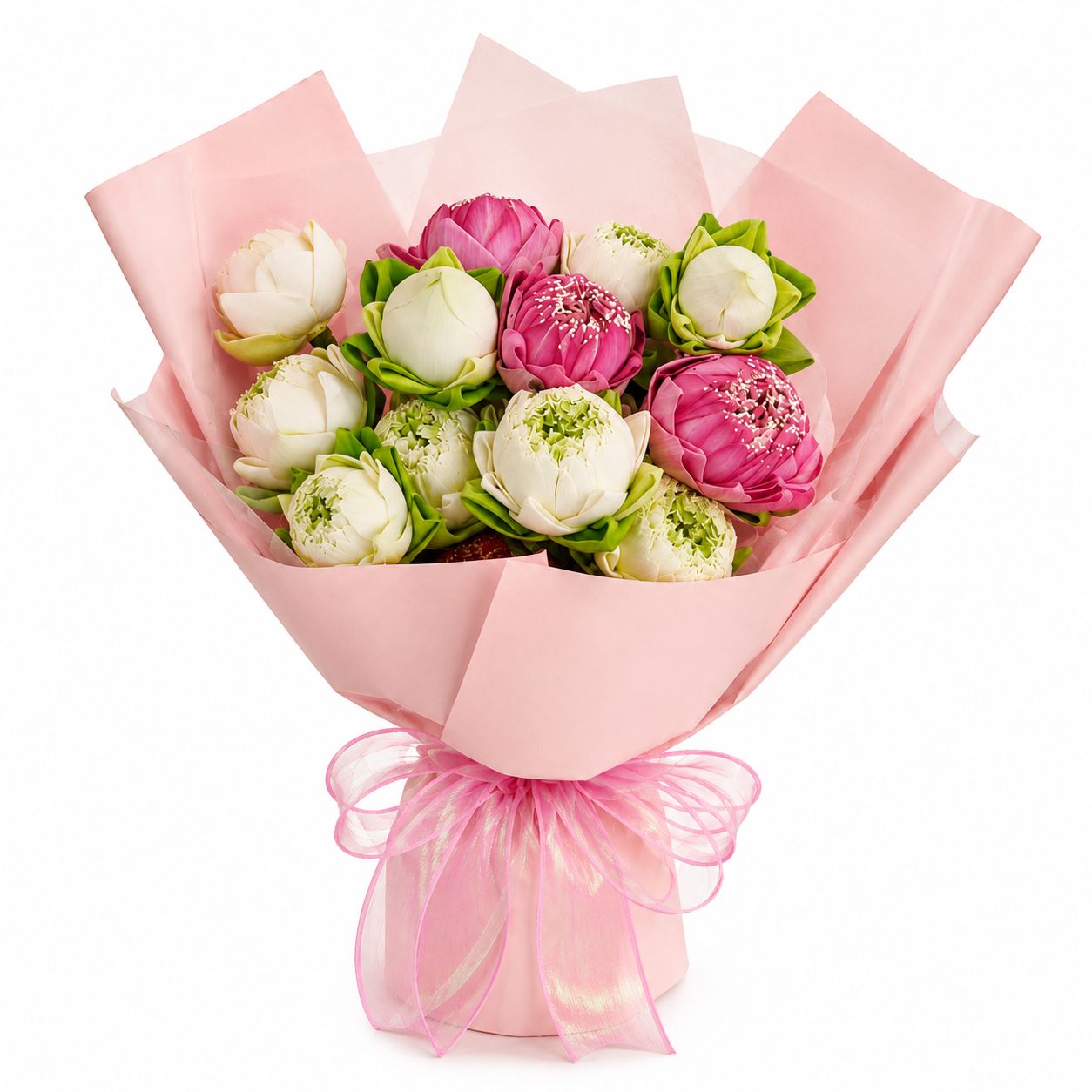 Softly in Bloom (Lotus Flower) | Fresh Lotus Bouquet