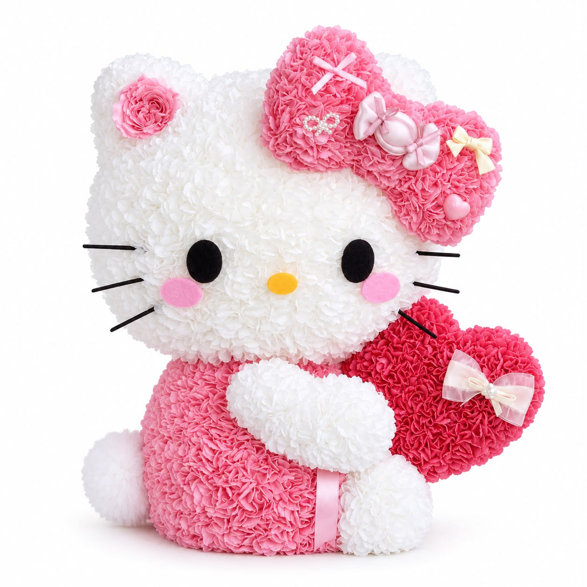 Hello Kitty Flower| Preserved Flower Sculpture
