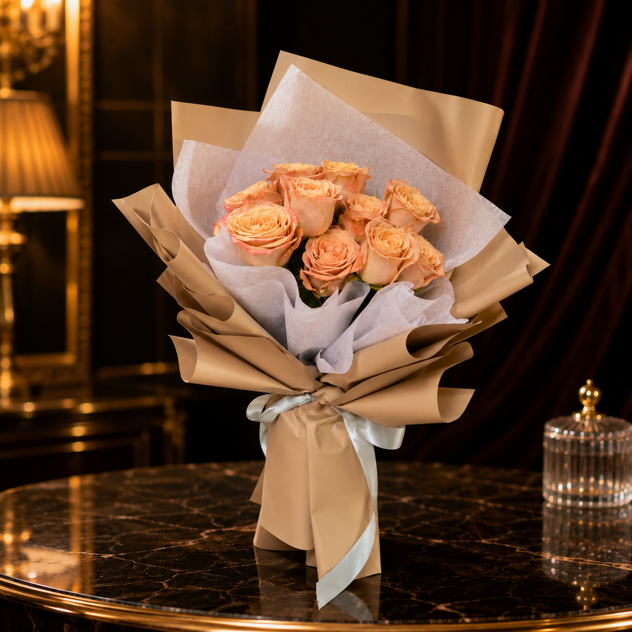 Mocha Velvet (Roses) | Fresh Flower Bouquet