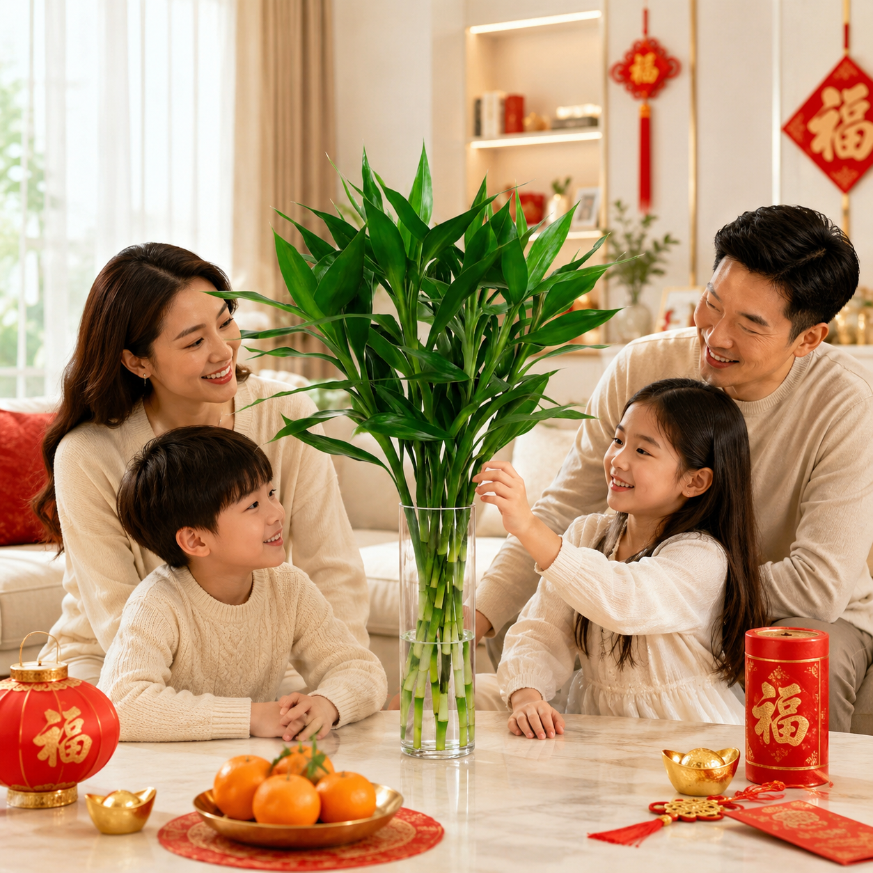 CNY Fresh Lotus Bamboo | Home Plant