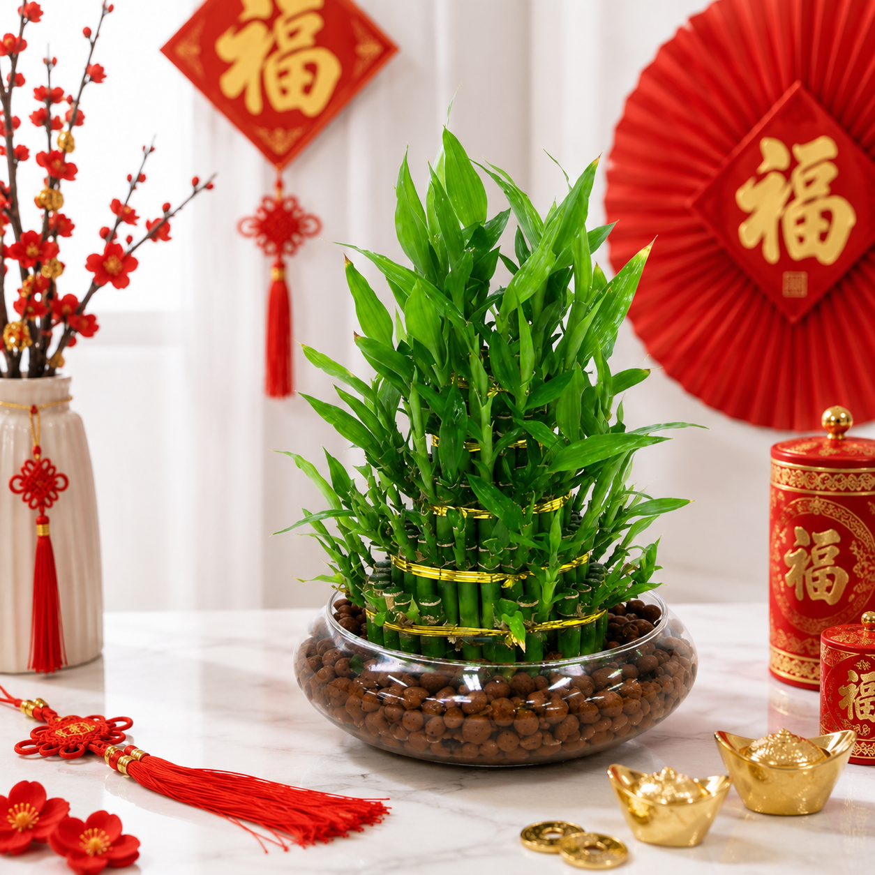 CNY Bamboo Tower | Indoor Plant