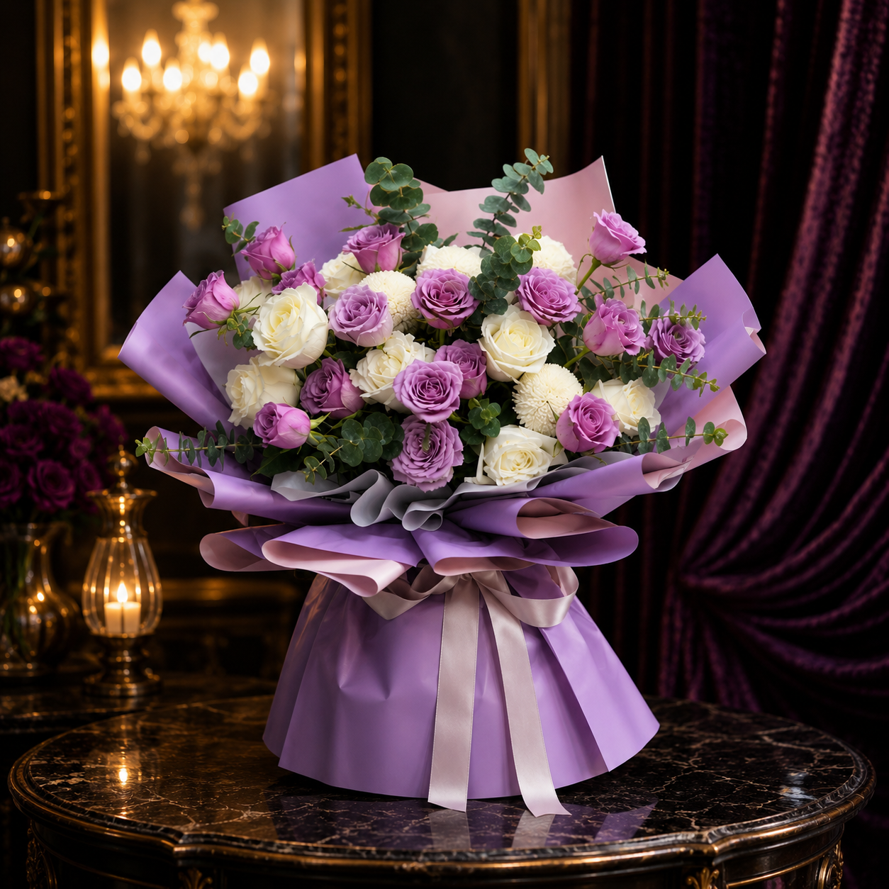 Petal Meringue (Roses, Chrysanthemum) | Fresh Bouquet