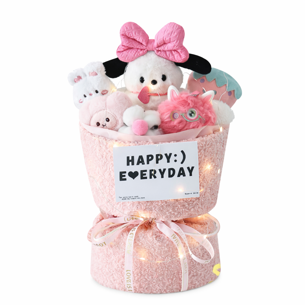 Playful Hearts | Crochet Flower Bouquet