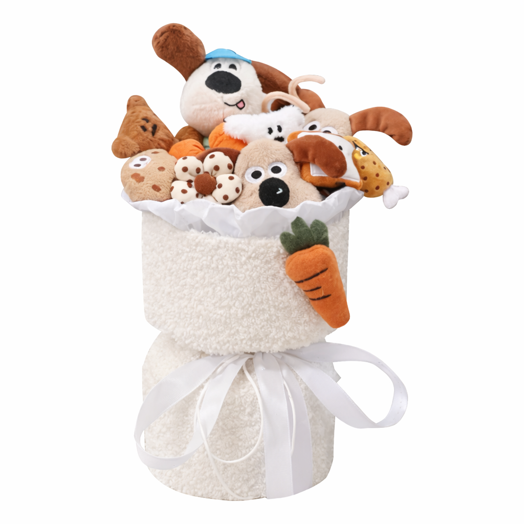 Biscuit Buddies | Crochet Flower Bouquet