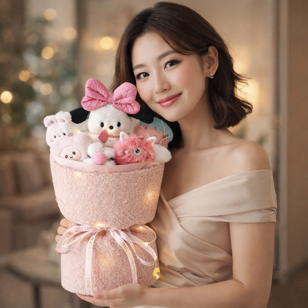 Playful Hearts | Crochet Flower Bouquet
