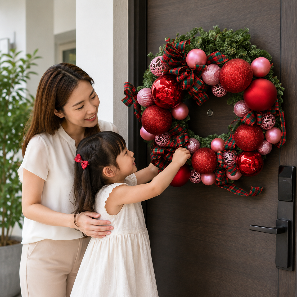 Crimson Frost | Christmas Wreath