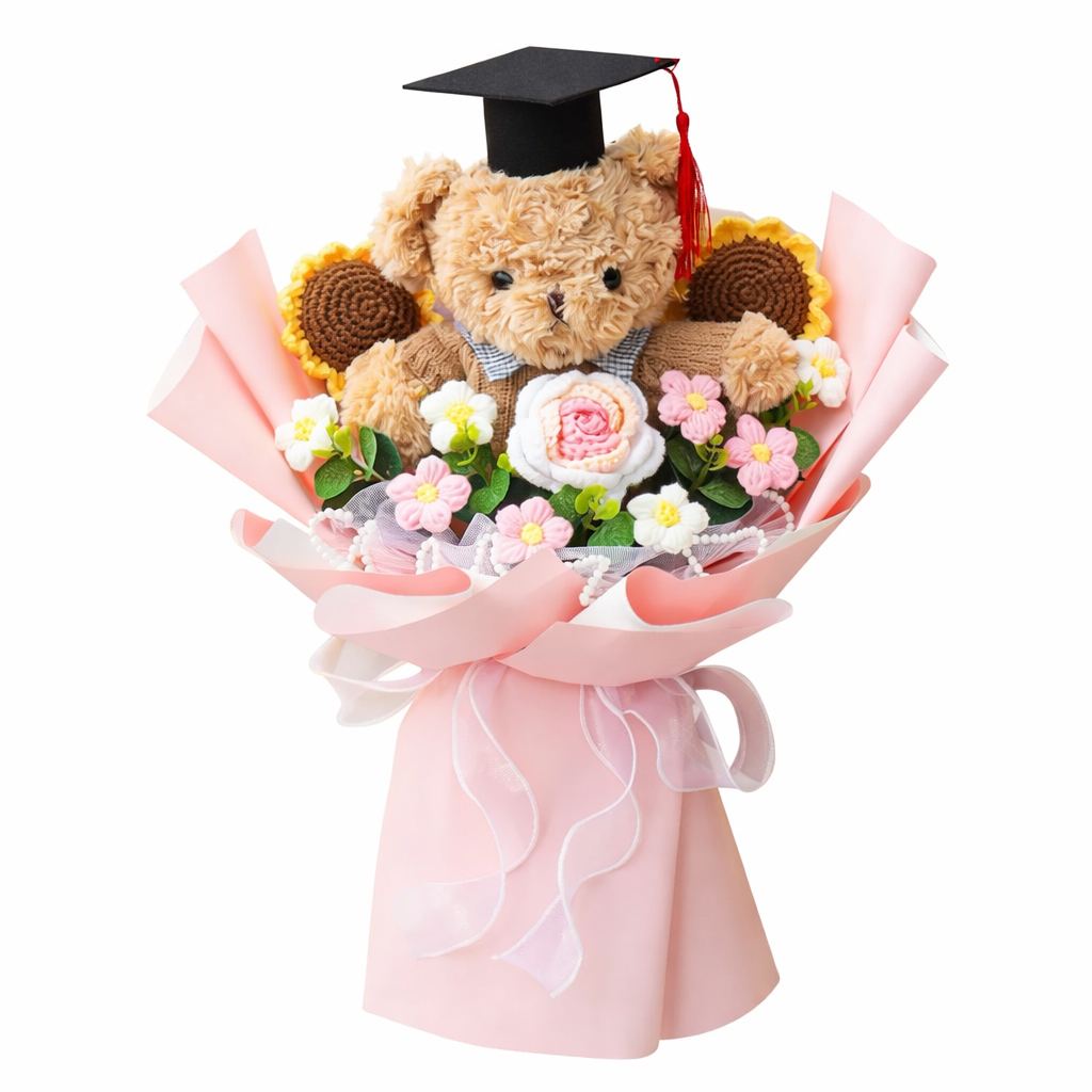 Scholar's Petal Parade | Crochet Flower Bouquet