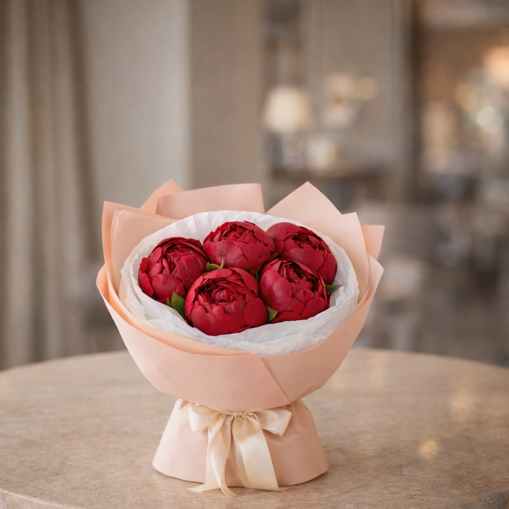 Ruby Sonata (Peonies) | Fresh Flower Bouquet